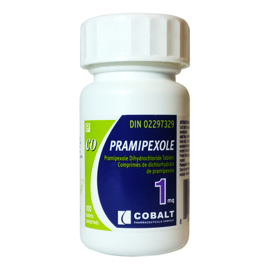 Pramipexole (Mirapex) 1mg/10tabs - Anti Prolactin | Cobalt